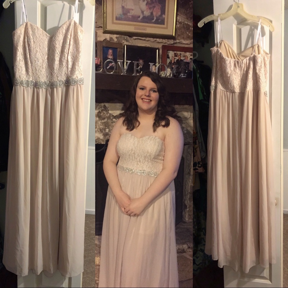 Plus-Size, Maxi Prom Dress